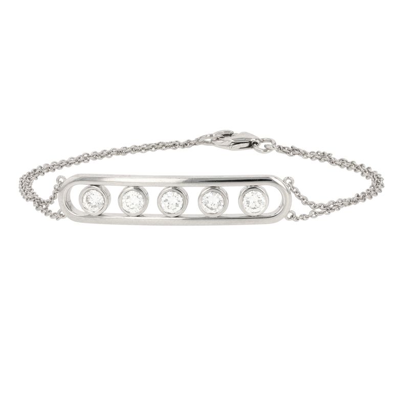Bracelet diamants 0.60 carat or blanc 5.46g Comme neuf -  reconditionné disponible sur Gemme Les Bijoux